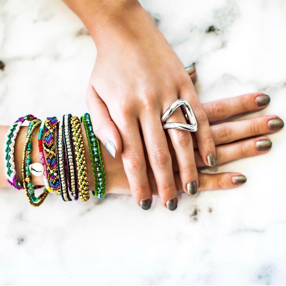 NEW! Unique Chain Link Statement Ring, Cocktail Ring, Fashion Jewelry